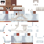 Blue Minecraft skin texture, 64x64 pixels