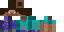 Minecraft skin texture, 64x32 legacy pixels
