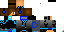 Minecraft skin texture, 64x32 legacy pixels