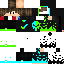 Minecraft skin texture, 64x64 pixels