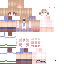 Minecraft skin texture, 64x64 pixels