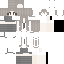 Gray Minecraft skin texture, 64x64 pixels