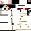 Minecraft skin texture, 64x64 pixels