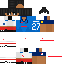 Minecraft skin texture, 64x64 pixels