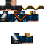 Minecraft skin texture, 64x64 pixels