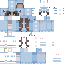 Minecraft skin texture, 64x64 pixels