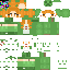 Minecraft skin texture, 64x64 pixels