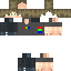 Minecraft skin texture, 64x64 pixels