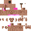 Minecraft skin texture, 64x64 pixels