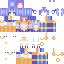 Minecraft skin texture, 64x64 pixels