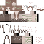 Minecraft skin texture, 64x64 pixels