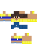 Minecraft skin texture, 64x64 pixels