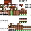 Minecraft skin texture, 64x64 pixels