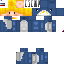 Minecraft skin texture, 64x64 pixels