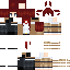 Minecraft skin texture, 64x64 pixels