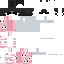White Minecraft skin texture, 64x64 pixels