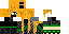 Minecraft skin texture, 64x32 legacy pixels
