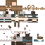Minecraft skin texture, 64x64 pixels
