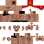 Minecraft skin texture, 64x64 pixels