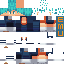 Minecraft skin texture, 64x64 pixels