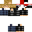 Minecraft skin texture, 64x64 pixels