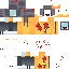 Minecraft skin texture, 64x64 pixels