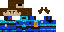 Minecraft skin texture, 64x32 legacy pixels