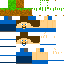 Minecraft skin texture, 64x64 pixels