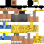 Minecraft skin texture, 64x64 pixels