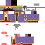 Minecraft skin texture, 64x64 pixels