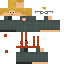 Minecraft skin texture, 64x64 pixels