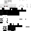 Black Minecraft skin texture, 64x64 pixels