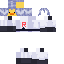 Minecraft skin texture, 64x64 pixels