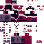 Minecraft skin texture, 64x64 pixels