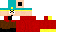 Minecraft skin texture, 64x32 legacy pixels