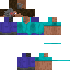 Minecraft skin texture, 64x64 pixels