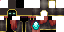 Minecraft skin texture, 64x32 legacy pixels