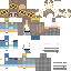 Minecraft skin texture, 64x64 pixels