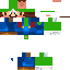Minecraft skin texture, 64x64 pixels
