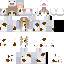 Minecraft skin texture, 64x64 pixels