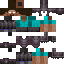 Minecraft skin texture, 64x64 pixels