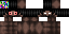 Minecraft skin texture, 64x32 legacy pixels