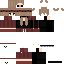 Minecraft skin texture, 64x64 pixels