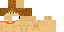 Minecraft skin texture, 64x32 legacy pixels