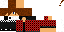 Minecraft skin texture, 64x32 legacy pixels