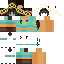 Minecraft skin texture, 64x64 pixels