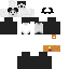 Minecraft skin texture, 64x64 pixels
