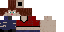 Minecraft skin texture, 64x32 legacy pixels