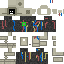 Minecraft skin texture, 64x64 pixels