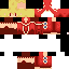 Minecraft skin texture, 64x64 pixels